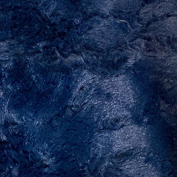 Infinity Dark blue faux fur wrap/scarf- one size - Picture 5 of 8